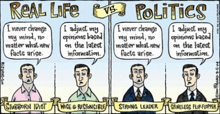 real life vs politics